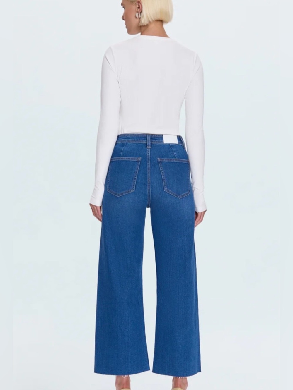NWOT pistola Wide-Leg High-Rise Jeans in Blue Wash - Picture 15 of 17